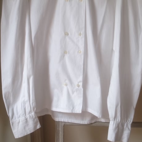 Double Button Blouse  / White