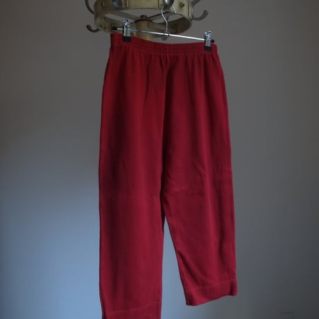Knit pants / red