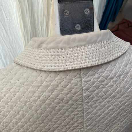 Vintage Chloé Quilted Leather Coat