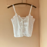 Lace camisole / White