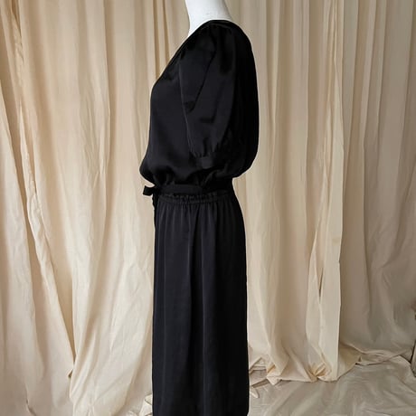 Asymmetry dress /black