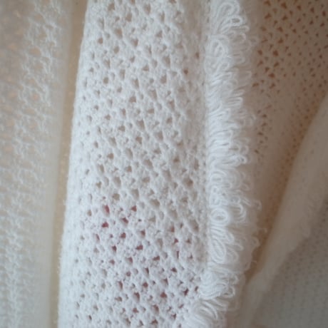 Crochet Knit Fringe Cardigan