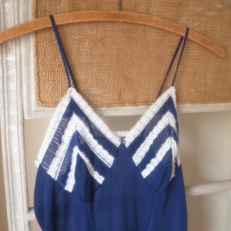 Lingerie Camisole Dress / Navy