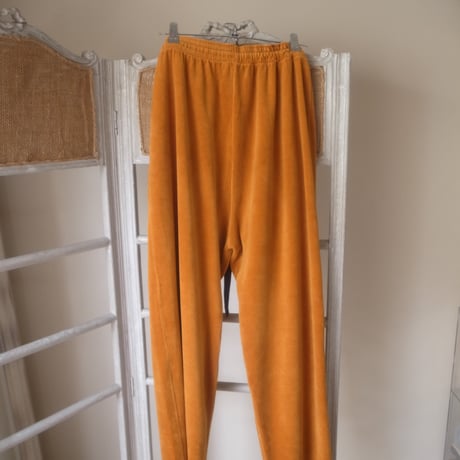 Velvet Pants / Mustard