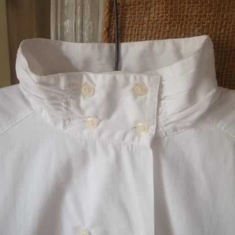 Double Button Blouse  / White