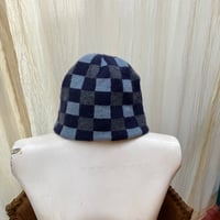 Checkerboard Beanie / Paul Smith / Blue