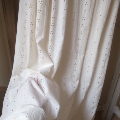 Lace Puff Sleeve Dress / Off White