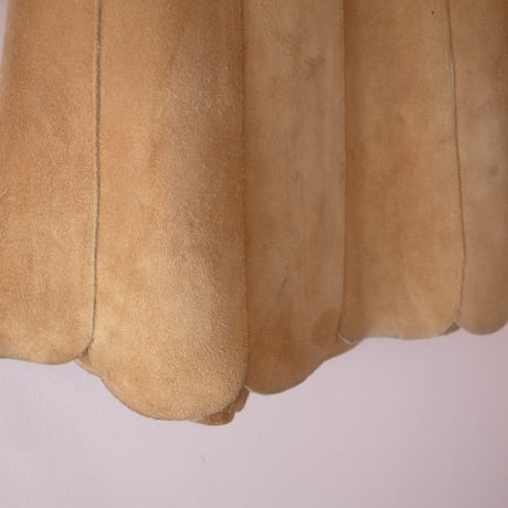 Lether Scalloped Skirt / Blown