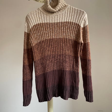 Boder knit / brown