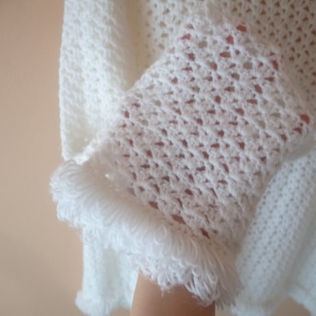 Crochet Knit Fringe Cardigan