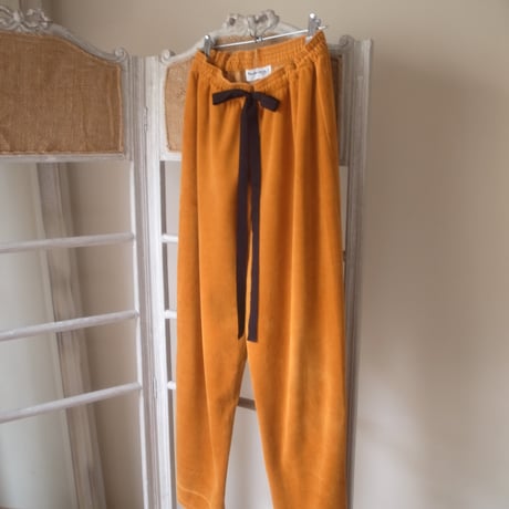 Velvet Pants / Mustard