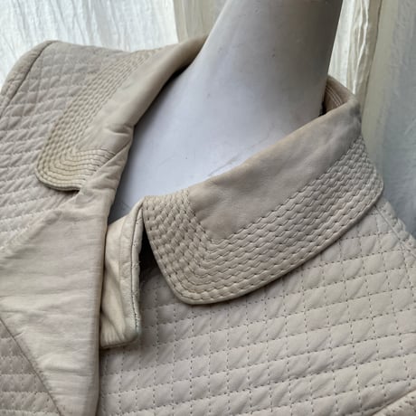 Vintage Chloé Quilted Leather Coat