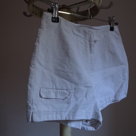 Vintage short pants / white