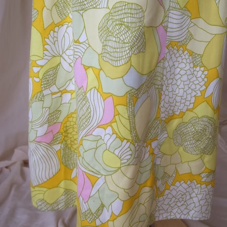 Vintage frills dress /multi color
