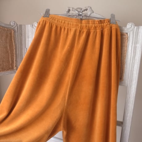 Velvet Pants / Mustard