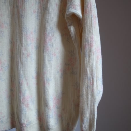 Flower knit / ivory