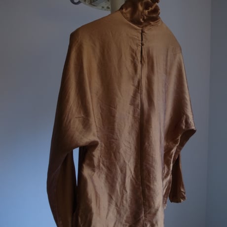Silk blouse / brown