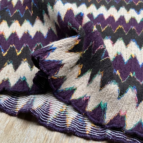 Knit Skirt / Purple,Blown,Beige,Multi