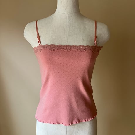 Knit Camisole / Pink