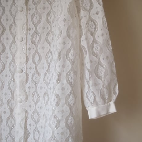 Vintage Lace Coat / White
