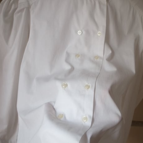 Double Button Blouse  / White
