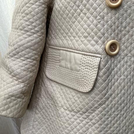 Vintage Chloé Quilted Leather Coat