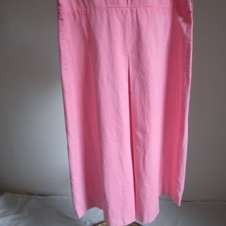 70s Vintage pink shirt dress / Pink