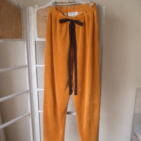 Velvet Pants / Mustard