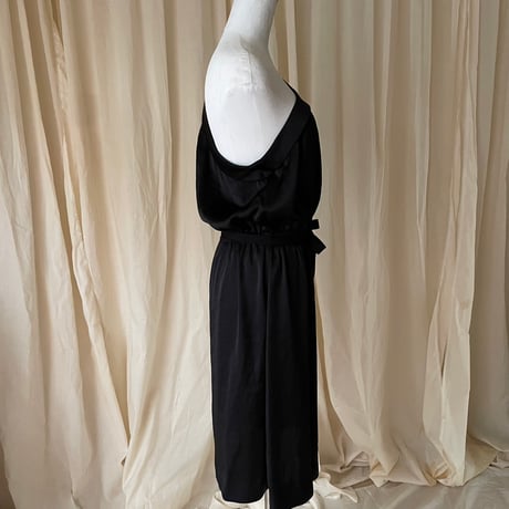 Asymmetry dress /black