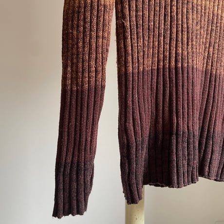 Boder knit / brown