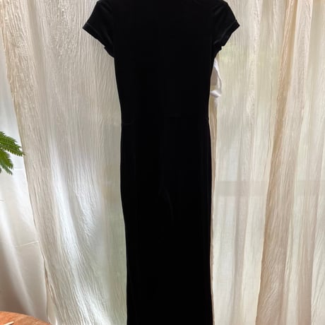 Velvet Romper / Black