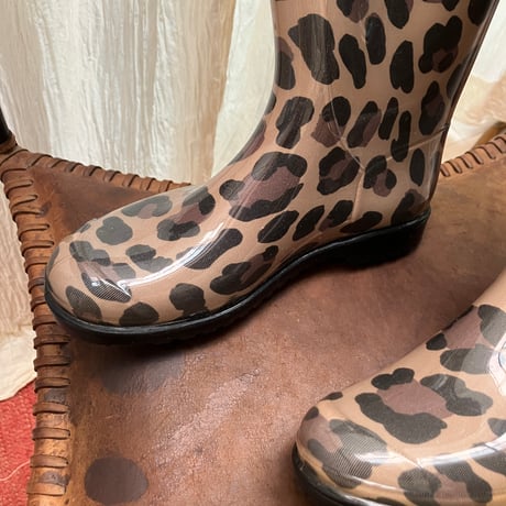 MOSCHINO CHEAP & CHIC Leopard Rain Boots