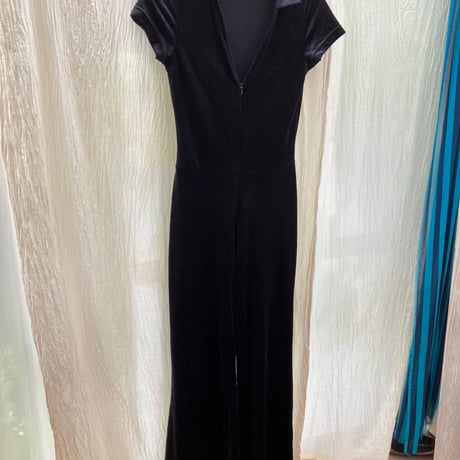 Velvet Romper / Black