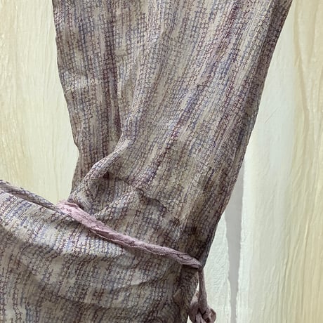 Vintage Silk Dress / Purple