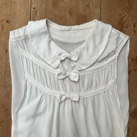 1930s French Antique Layered Chemise Blouse