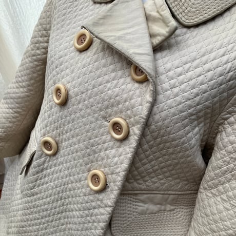 Vintage Chloé Quilted Leather Coat