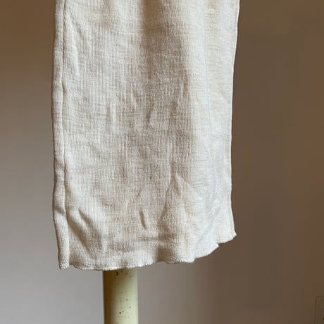 Vintage Knit Mini Dress/Beige