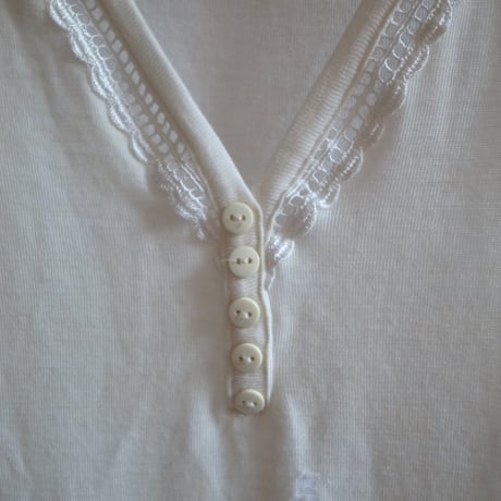 Vintage cotton body suit / Off white
