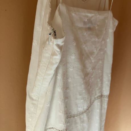 Lace Camisole Dress / White