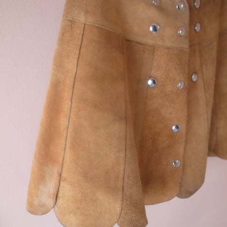 Lether Scalloped Skirt / Blown