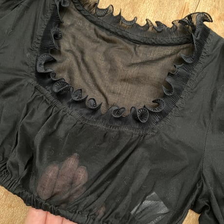 Short-length Blouse / Black