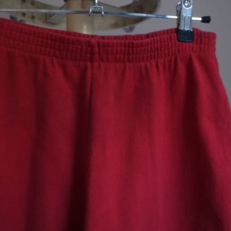 Knit pants / red