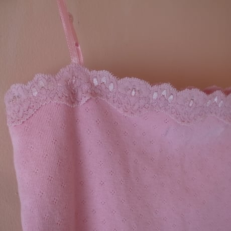 Knit Camisole / Pink