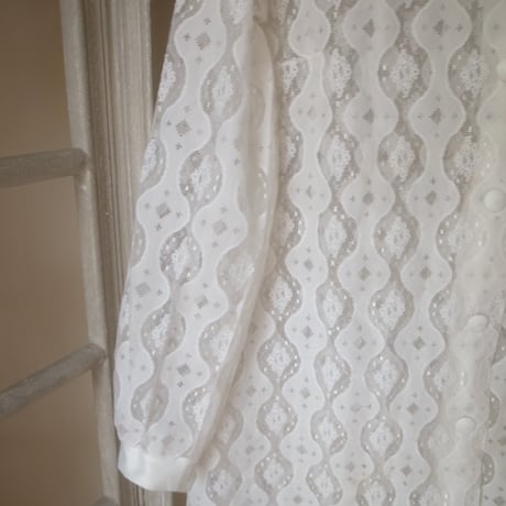 Vintage Lace Coat / White