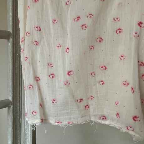 Cotton print camisole（MARNI） /beige×pink