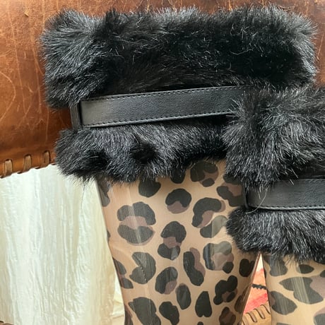 MOSCHINO CHEAP & CHIC Leopard Rain Boots