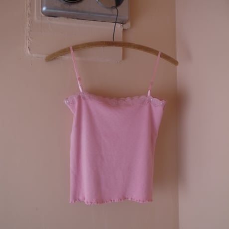 Knit Camisole / Pink