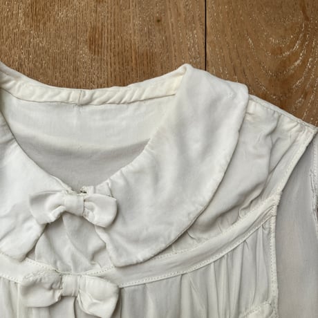 1930s French Antique Layered Chemise Blouse