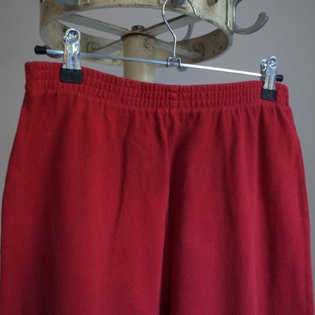 Knit pants / red
