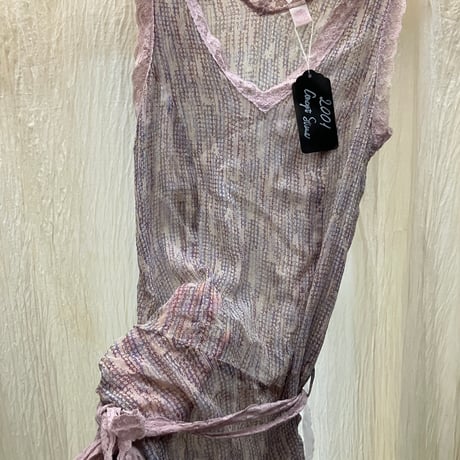 Vintage Silk Dress / Purple